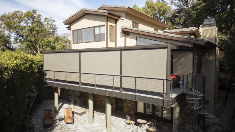 exterior sun UV screen automated